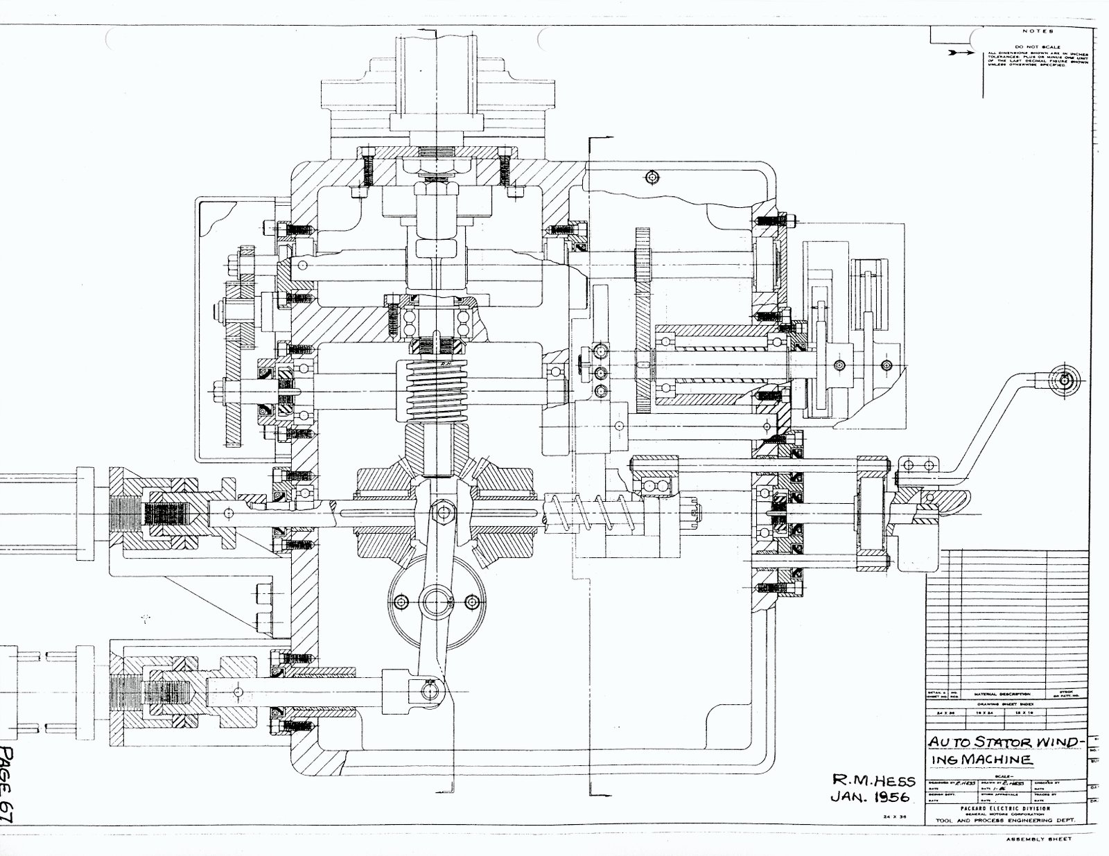 Technical engineering design and drawing
